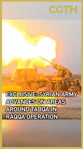 Ejército sirio avanza sobre Tabqa en Raqqa video poster