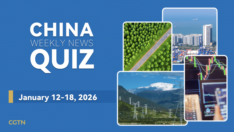 Quiz Semanal: ¿Qué pasó en China del 12 al 18 de enero de 2026?