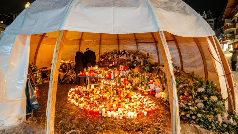 Suiza rinde homenaje a víctimas del incendio en Crans-Montana en día de luto nacional