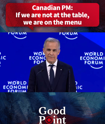 Carney en Davos: «Si no estamos en la mesa, somos el menú» video poster