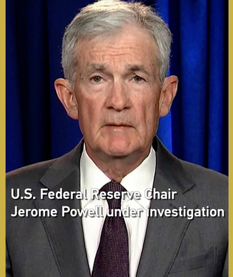Jerome_Powell_investigado__el_Departamento_de_Justicia_cita_a_la_Fed video poster