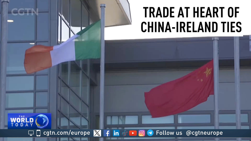 Irlanda busca fortalecer el comercio con China en visita histórica video poster