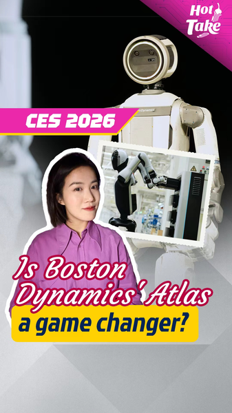 CES 2026: Atlas de Boston Dynamics, ¿el cambio de juego en robots humanoides? video poster