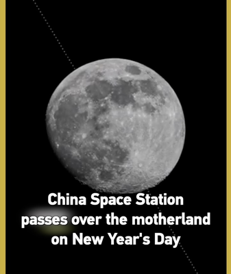 Estación Espacial China ilumina el cielo en Año Nuevo video poster
