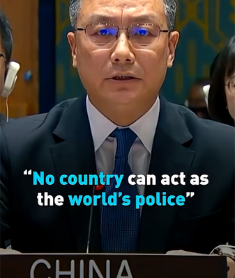 China alza la voz en la ONU: “Nadie es la policía del mundo” tras ataques de EE.UU. en Venezuela video poster