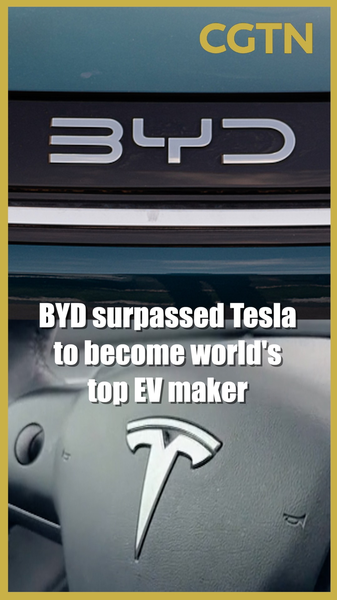 BYD supera a Tesla y se corona como líder mundial de vehículos eléctricos video poster