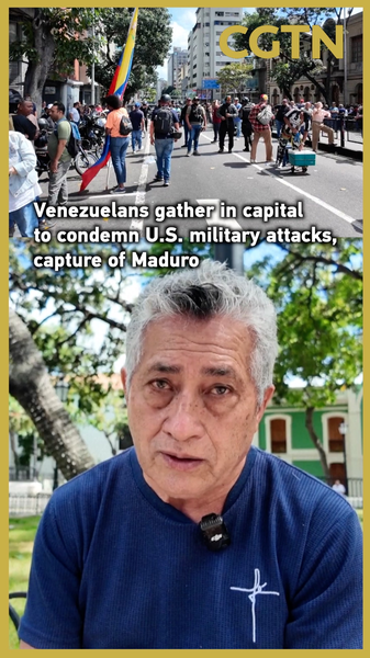 Venezolanos_protestan_en_Caracas_contra_bombardeos_y_captura_de_Maduro video poster