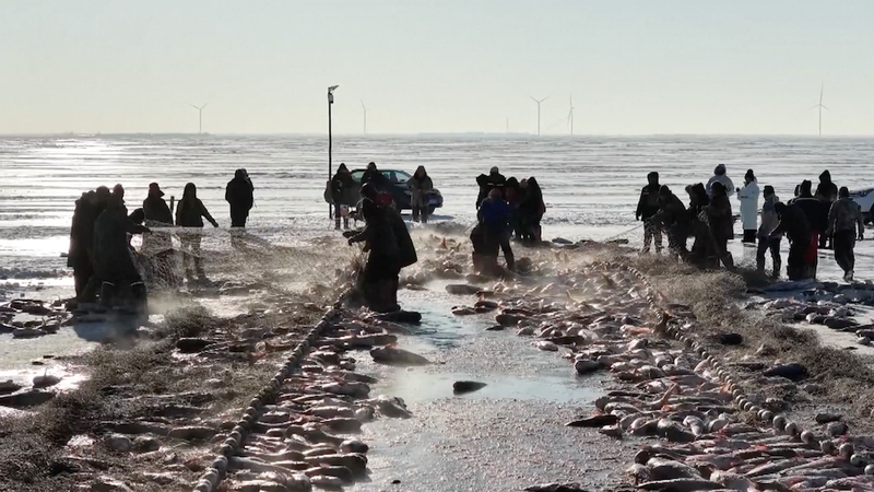 Mañana arranca el festival de pesca en hielo de Chagan Lake en Jilin video poster